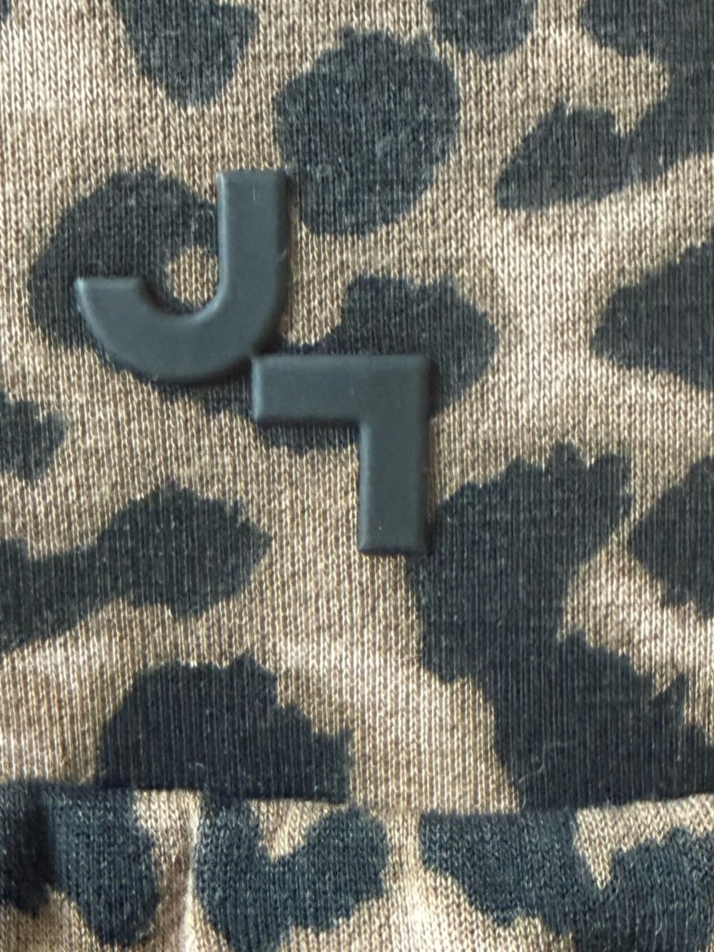 JoyLab Leopard Print Mini Skirt with Black Trim - Picture 5 of 5